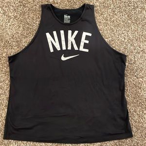 Nike Womens Dri-fit Tank Black Size XL GUC